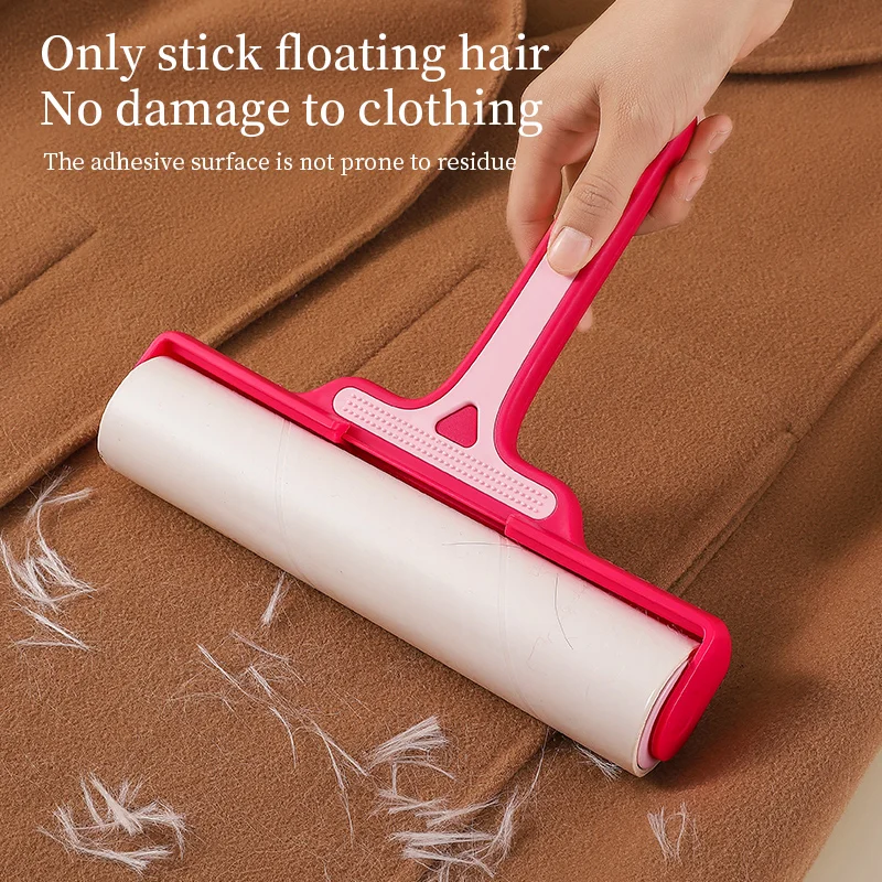 Hojas de rodillo de pelusa para quitar el pelo de mascotas, pegajoso, rasgable para alfombras/sofá/ropa, Kit eficiente de herramientas de limpieza de piel de gato/perro - imagen 5