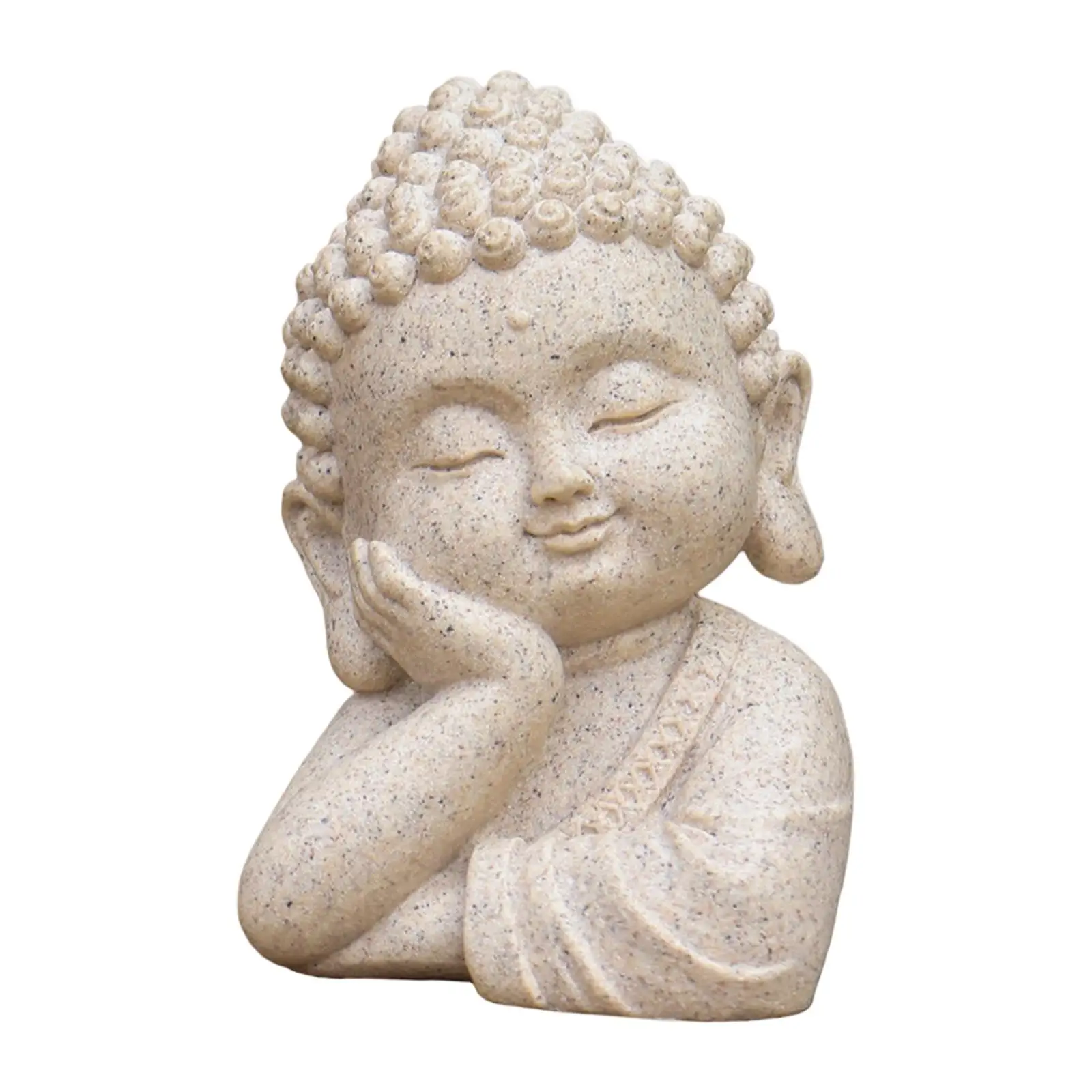 Figura Buda de resina artesanal para decoración de hogar