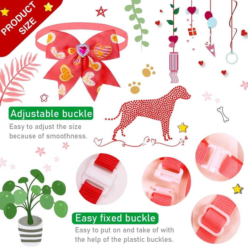Pajarita para perro pequeño – Accesorio Día de San Valentín - imagen 3