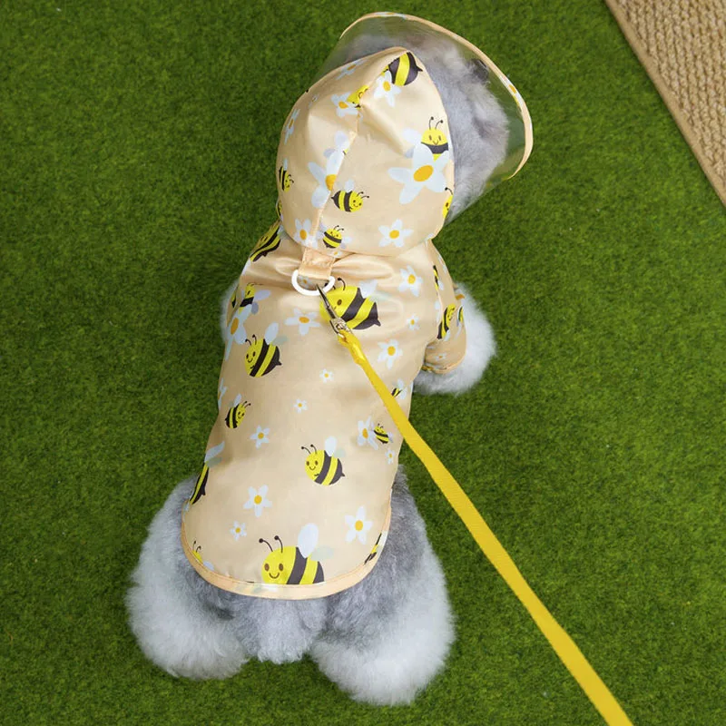 Poncho impermeable con capucha para perros pequeños Chihuahua y Yorkie - imagen 3