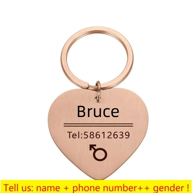 Rose gold-Heart-shap