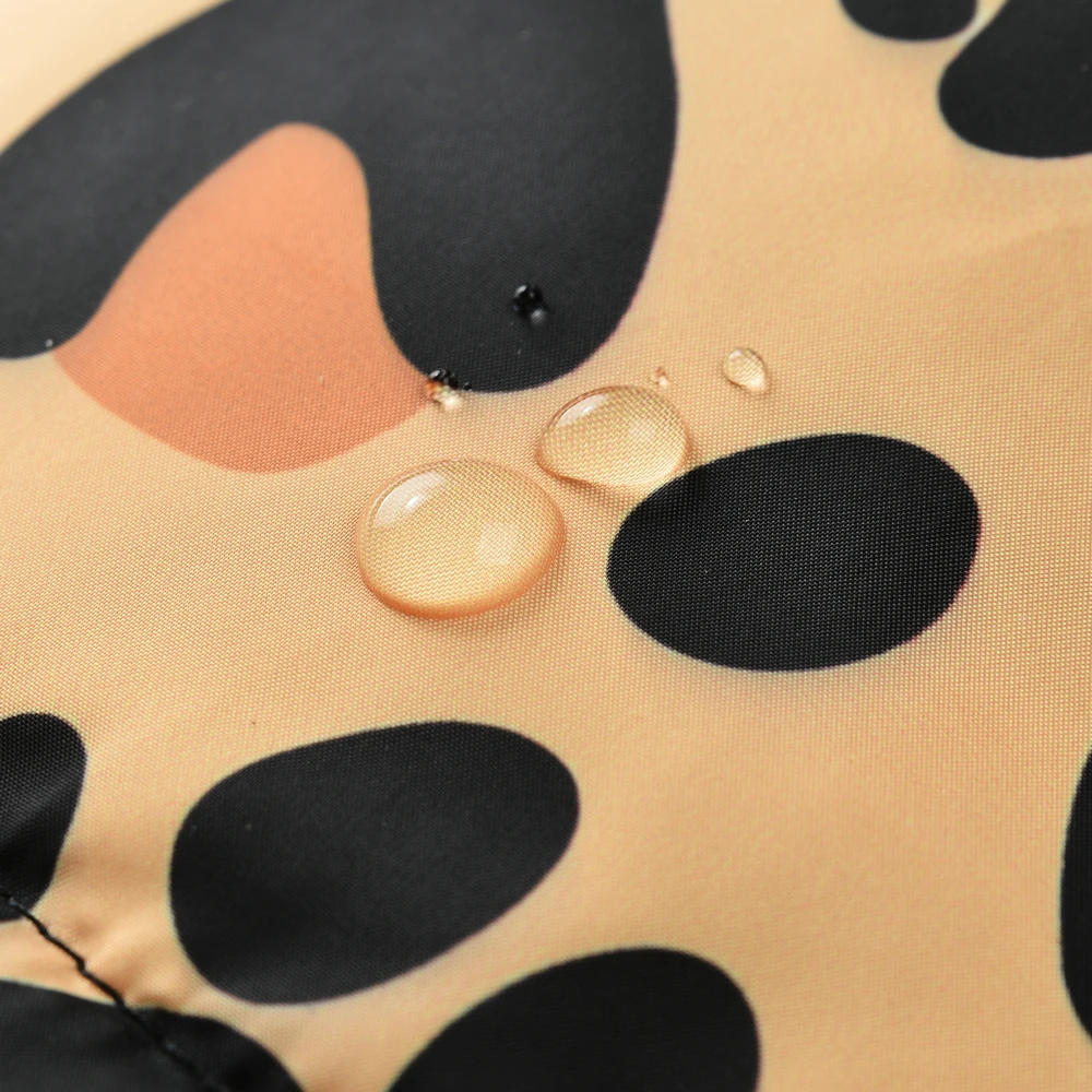 Ropa de invierno para perros pequeños y medianos, chaqueta impermeable cálida de leopardo para cachorros de Navidad, abrigo, trajes de Bulldog Francés Chihuahua - imagen 5