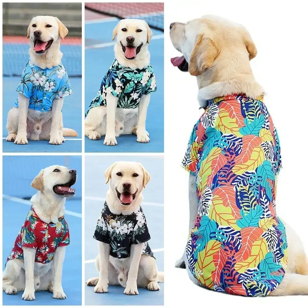Ropa para mascotas, ropa para cachorros, camisa de verano para perros, blusa para perros, camisas, suministros de ropa de primavera, productos para el hogar y el jardín
