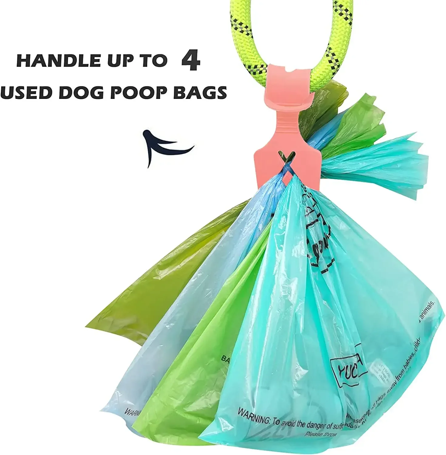 Nuevo soporte de silicona para bolsa de caca de perro, bolsa de basura para mascotas, Clip manos libres, suministros de limpieza para perros, dispensador de bolsa de caca de perro - imagen 5