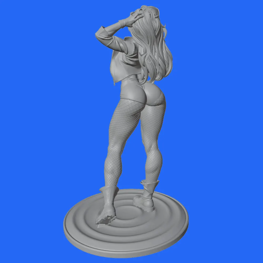 Kit modelo mujer artesanal 3D sin pintar para juegos rol y regalo - imagen 4
