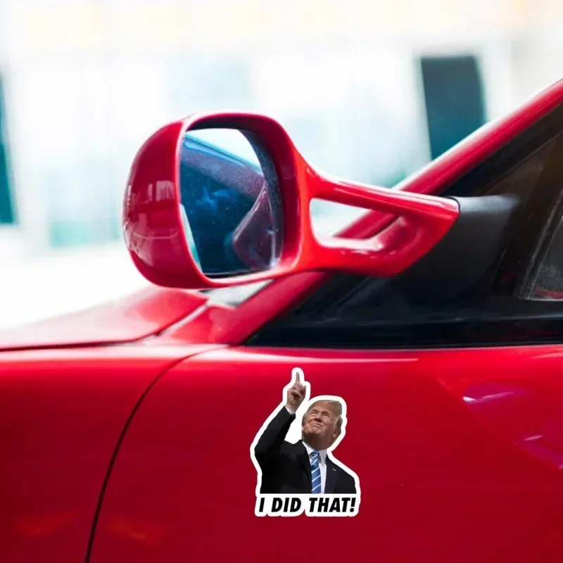 100 Uds. Divertido Trump I Did That pegatinas bomba de Gas pegatinas calcomanía 100 Uds 2 pulgadas I Did That Tariff pegatina Trump pegatina impermeable - imagen 5