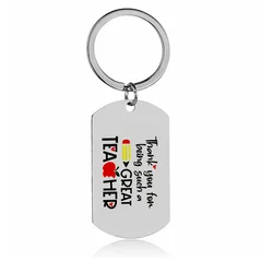 Llavero acero inoxidable para profesor – Regalo de graduación