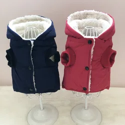 Chaqueta con capucha de lana para cachorro – Abrigo térmico de invierno