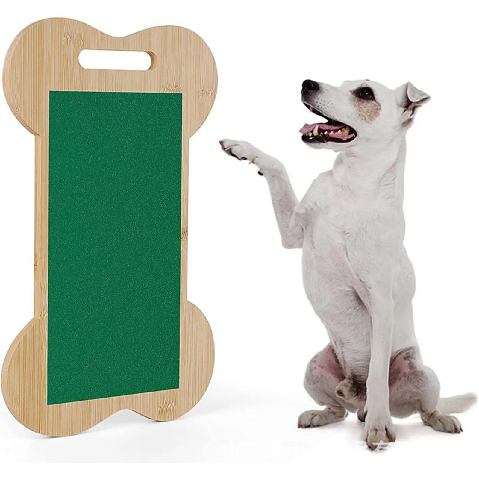 Dog Scratch Pad Durable Portable Wooden Dog Nail Scratching Board Grind Claws Paw Nail Care for Small Medium Large Breeds