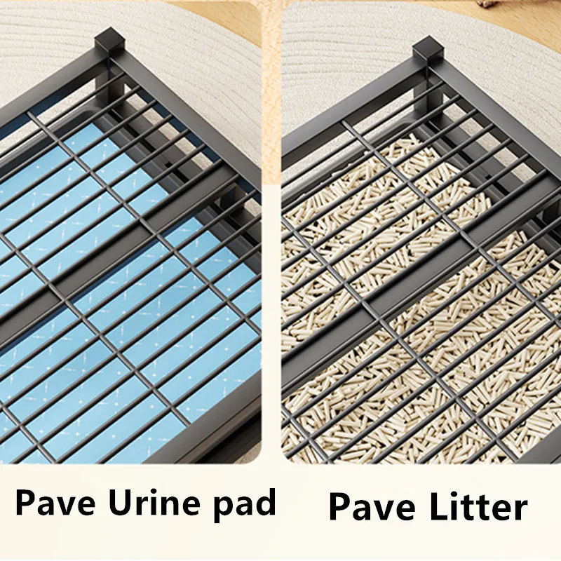 Inodoro de acero inoxidable para perros, caja de arena lavable para perros, esterilla de entrenamiento, herramienta de limpieza de inodoro de interior, suministros para mascotas - imagen 4