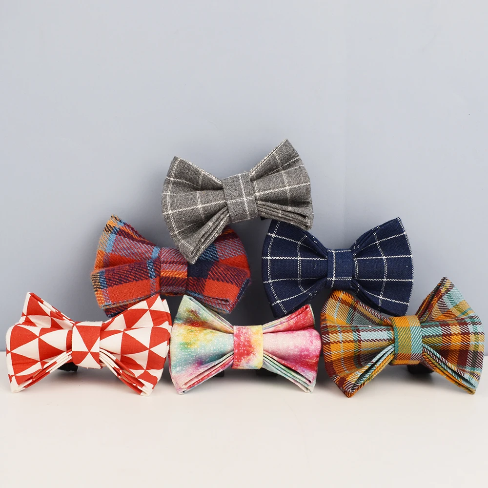 Collar de gato Bowknot Seguridad ajustable Collar personalizado para mascotas Nombre personalizado Suave - imagen 2