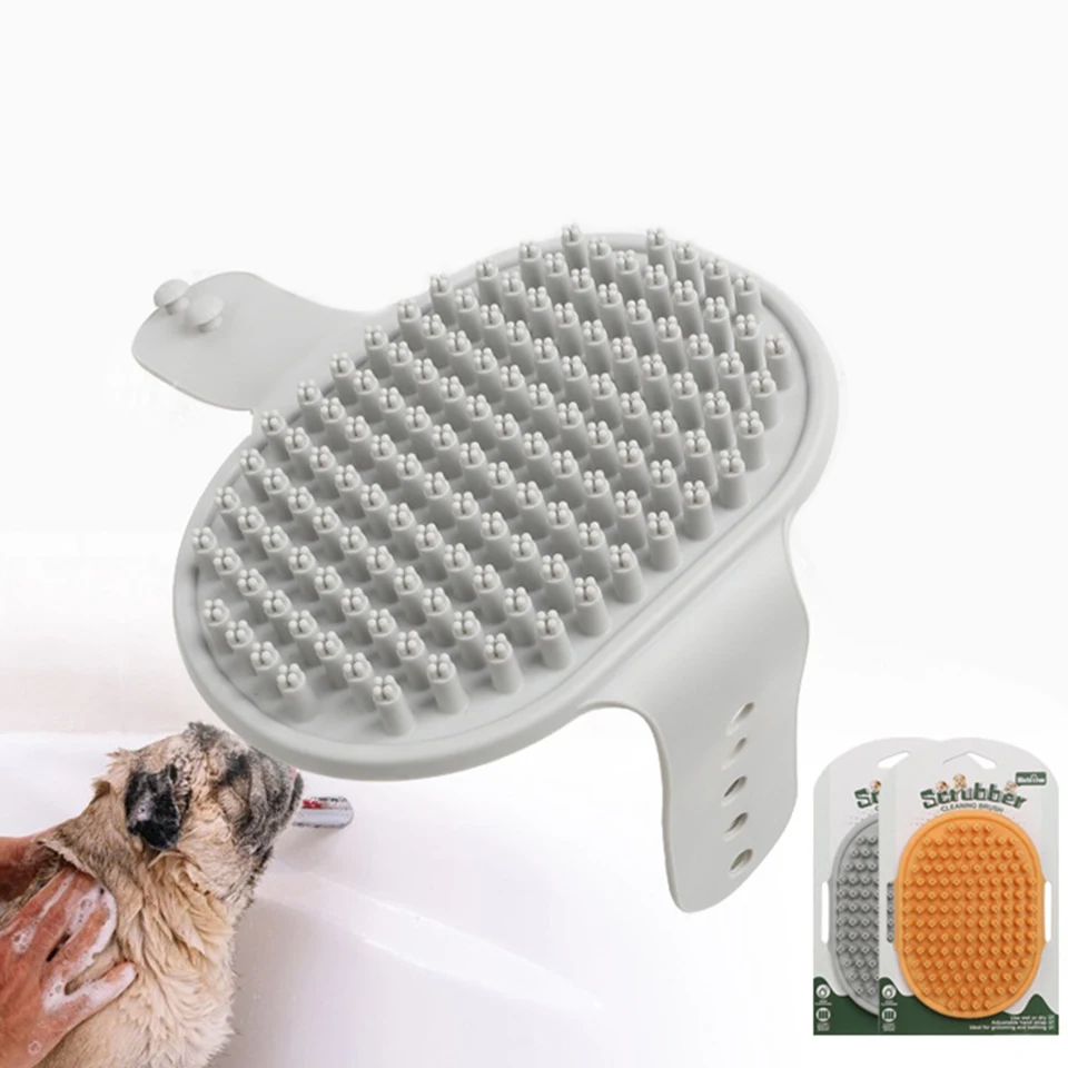 NONOR-guante de aseo para perros y mascotas, cepillo para gatos, peine, guantes para el pelo, suministros de limpieza para el baño, peines para animales - imagen 2