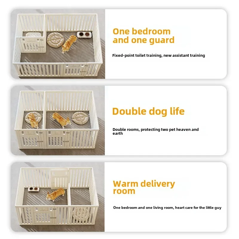 Valla Simple para mascotas para el hogar, bolígrafo para perros de 75CM, aislamiento interior, jaula para perros y gatos, valla para uso doméstico, productos para mascotas, suministros, accesorios - imagen 3