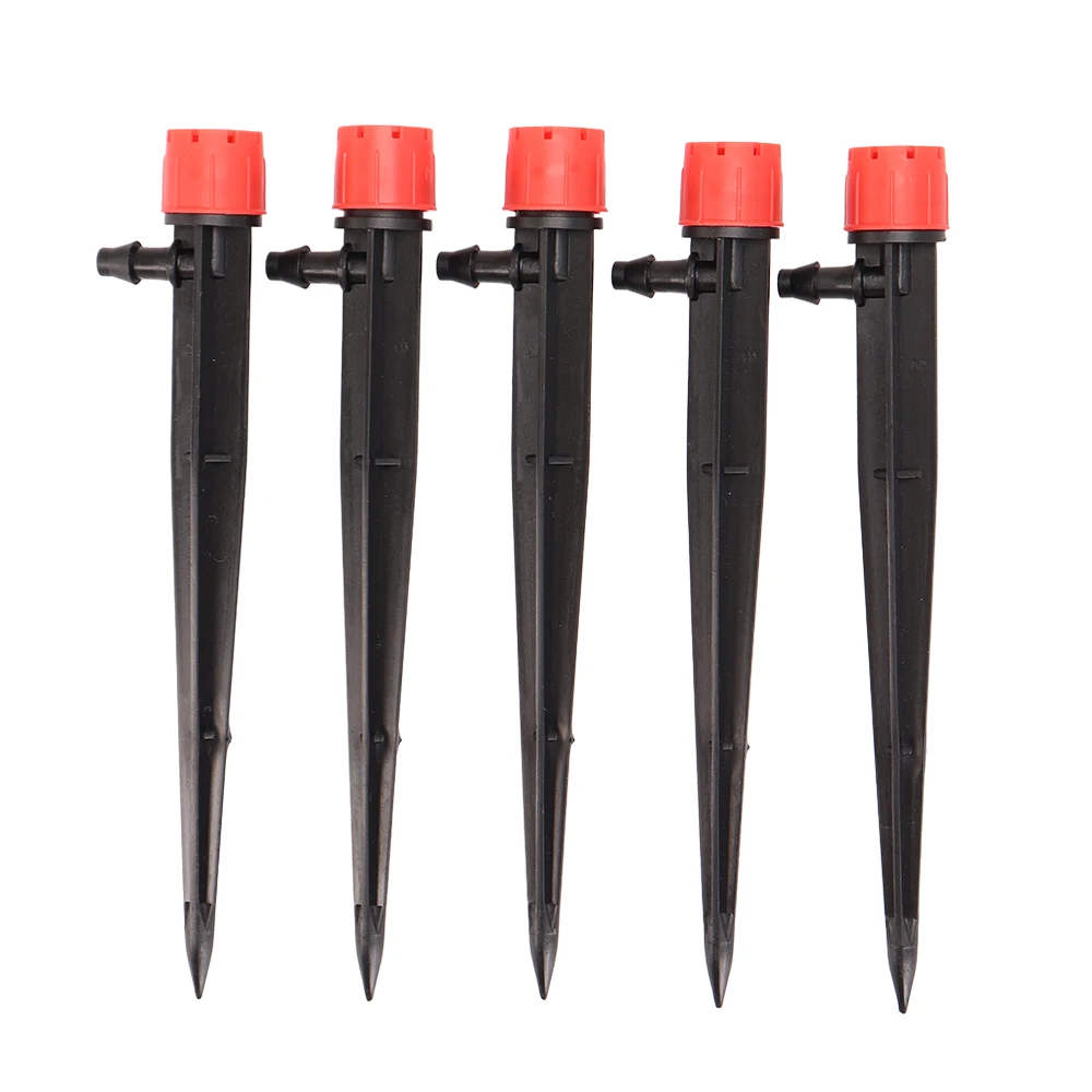 Aspersores de punta ajustables para jardín, sistema de riego por microinstrucción para invernadero, conector emisores de goteo para manguera de 4/7mm, 100 Uds.