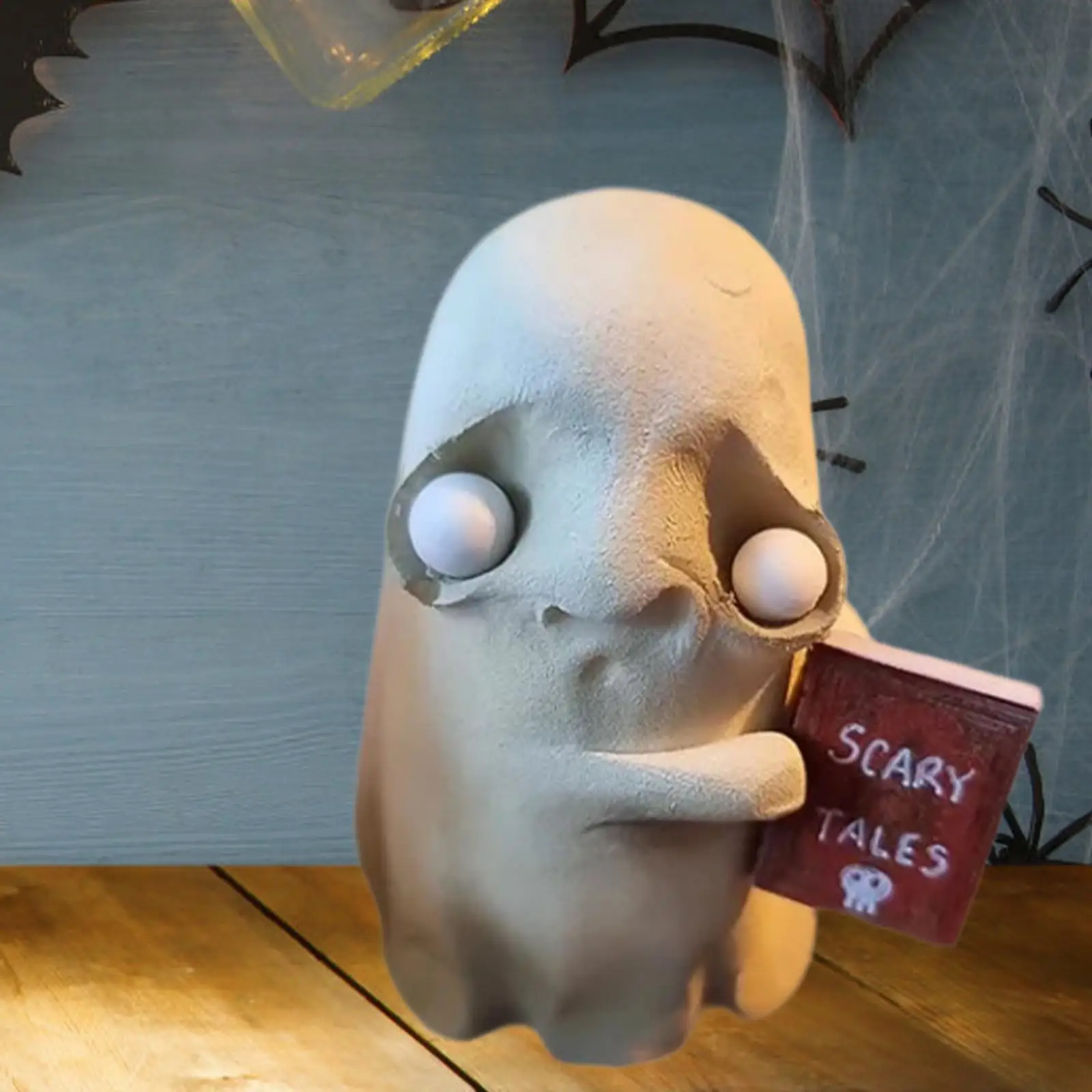 Miniature Ghost Figurine Cute Table Landscaping Accessories Holiday Festival Multifunctional Desktop Halloween Ghost Figurine