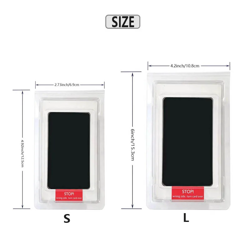 Almohadilla de tinta con huella de pata de mascota sin contacto y tarjetas de impresión, sello de imagen de huella no tóxico sin tinta, accesorios de recuerdo para perros y gatos - imagen 2