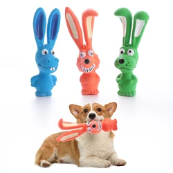 Mordedor de látex conejo para perros – Juguete masticable