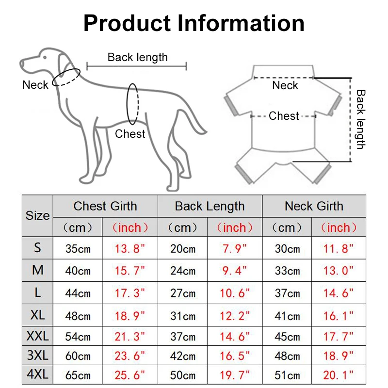 Pijamas para perros, abrigo cálido de Navidad para perros, ropa térmica de lana para perros, monos de invierno para cachorros, monos para perros pequeños y medianos, ropa para gatos - imagen 2
