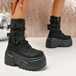Botas tobilleras para perros con hebilla y plataforma redonda