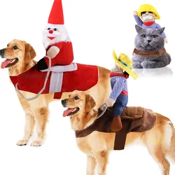 Disfraz vaquero para perros con camisa y sombrero