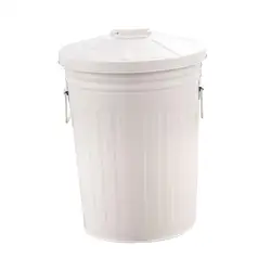 Macetero decorativo de exterior – Cubo rústico Beige 17 L