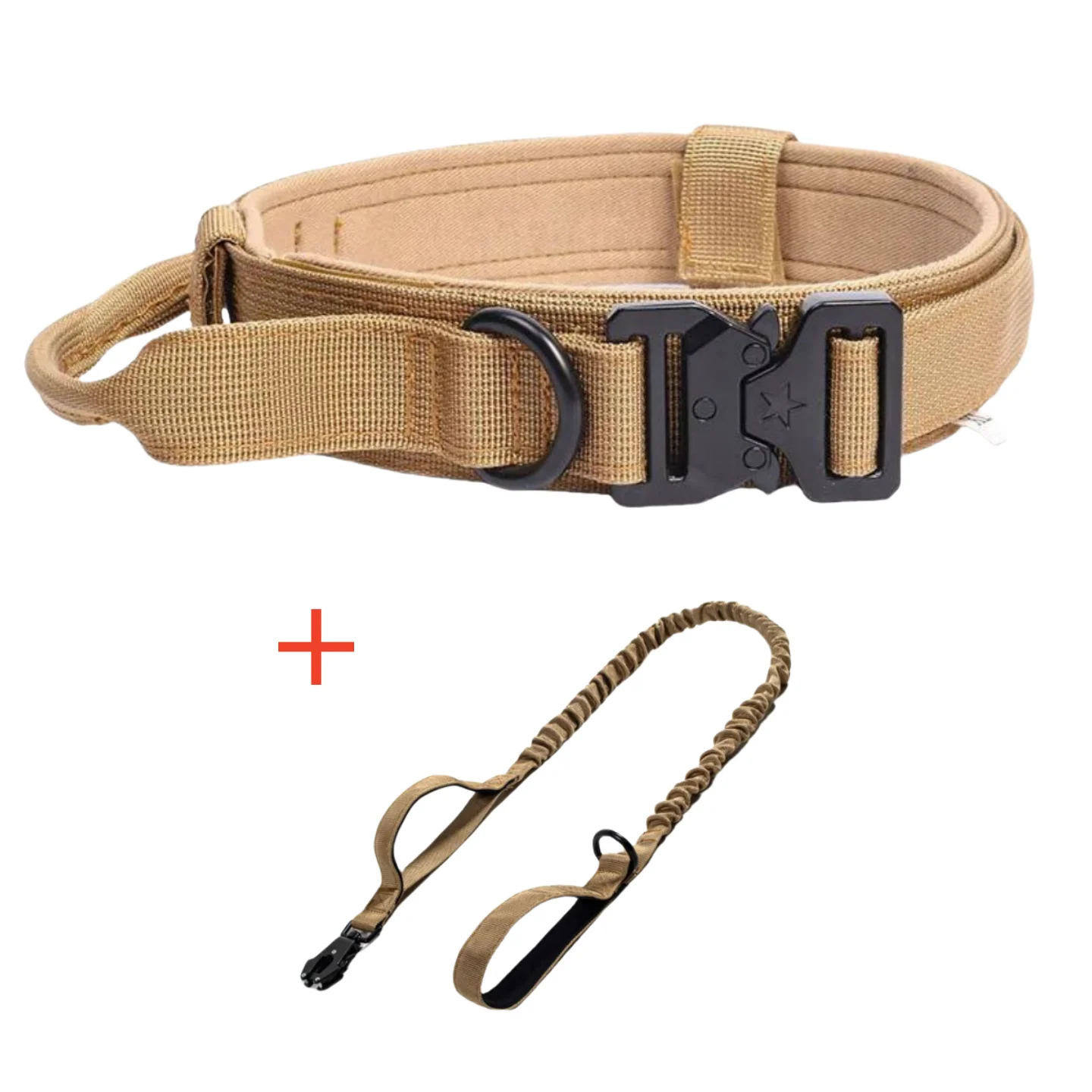 Collar táctico ajustable para perros, cuerda de tracción, collares militares para mascotas, entrenamiento de pastor alemán, accesorios para perros medianos y grandes - imagen 3