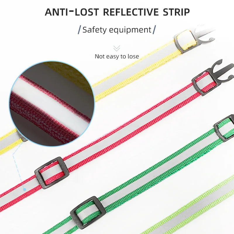 ROJECO Collar de seguridad para gato con campana, Collar reflectante colorido, ajustable, suministros de correa para mascotas - imagen 5