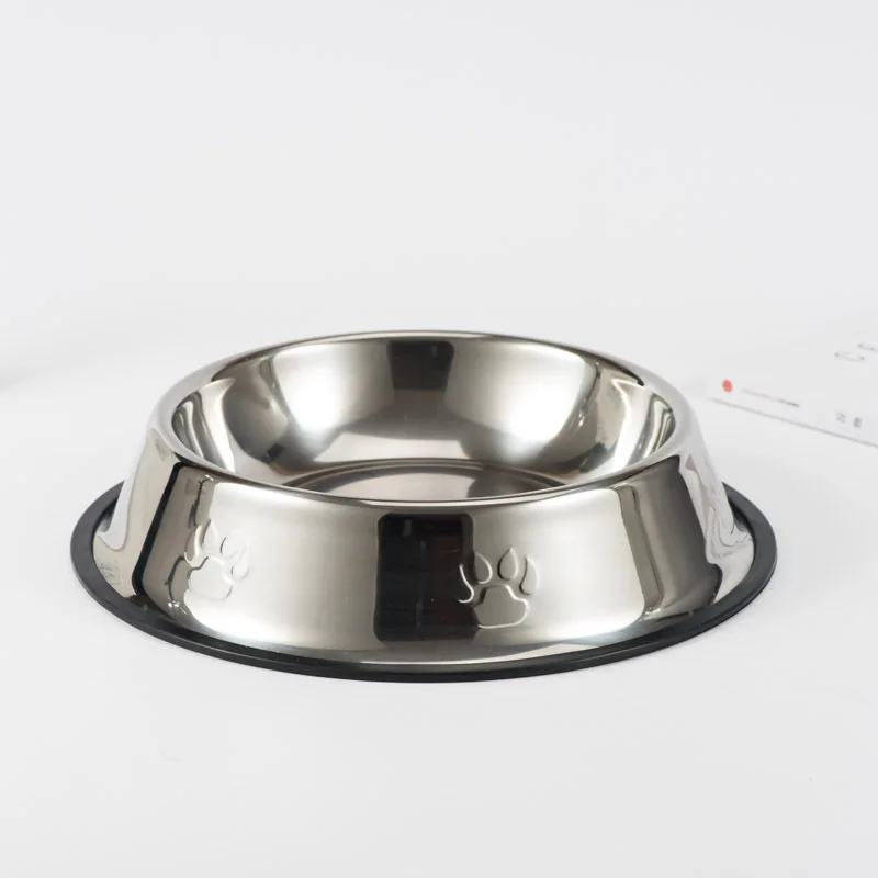 Cuencos para perros y gatos de 6 tamaños, alimentador de alimentación de acero inoxidable, cuenco de agua para perros, gatos, cachorros, plato de comida al aire libre XS/S/M/L/XL/XXL - imagen 5