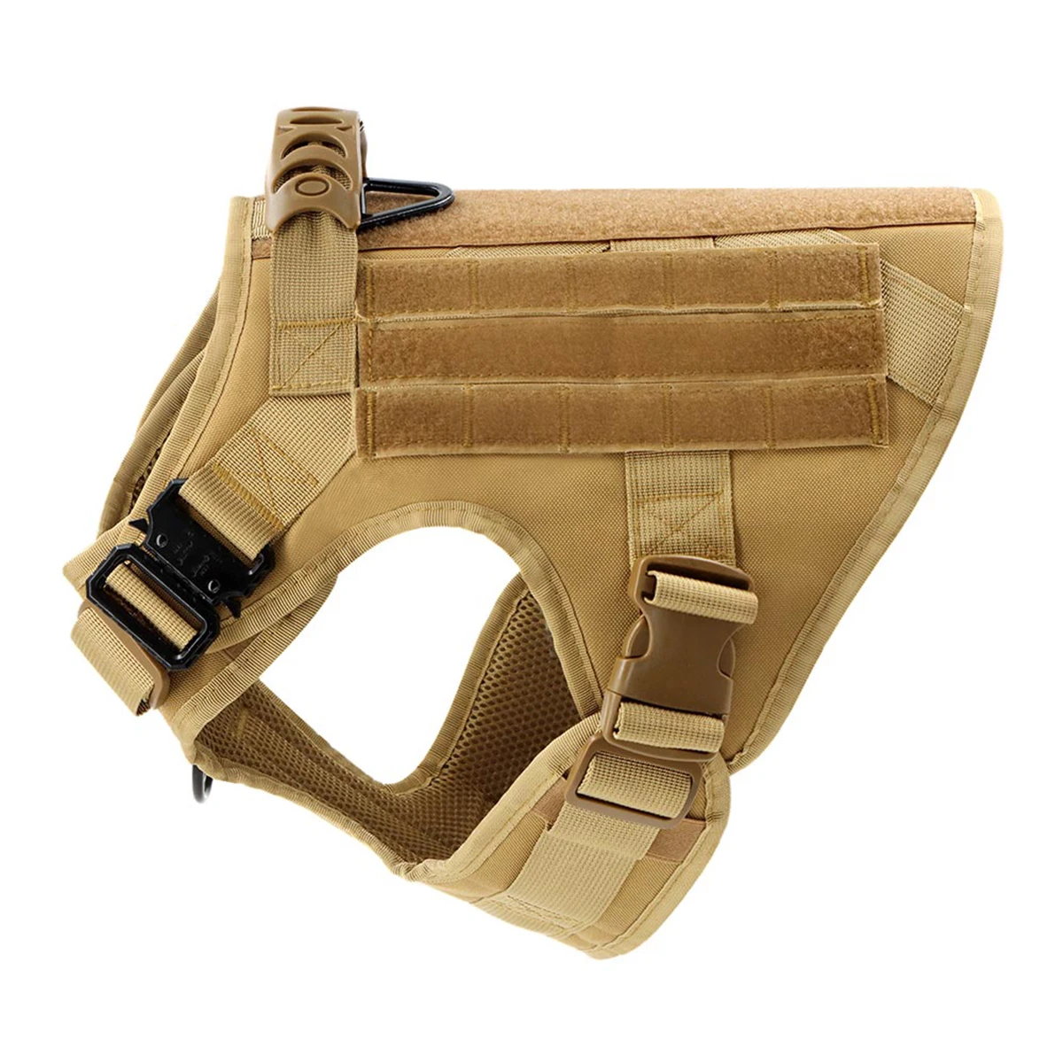 Conjunto táctico de arnés y correa para perro, chaleco de entrenamiento para mascotas, militar, pastor alemán K9, acolchado, liberación rápida, pequeño, mediano y grande - imagen 2