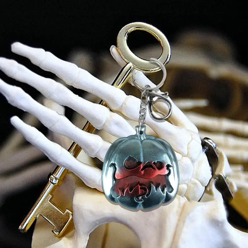 Molde de resina para llavero de calabaza, moldes de silicona con forma de calabaza para Halloween - imagen 5