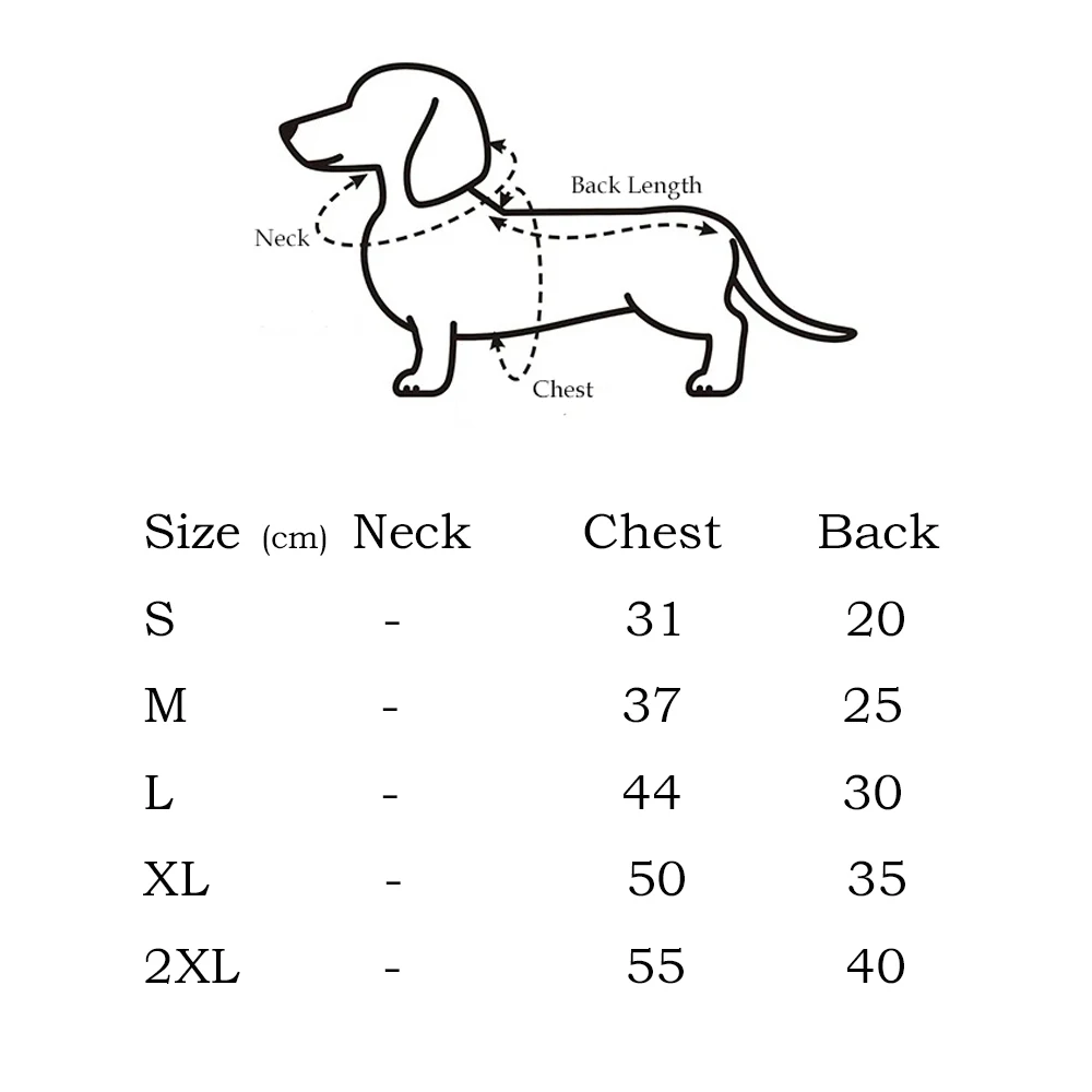 Chaqueta de forro polar para perro salchicha vista frontal