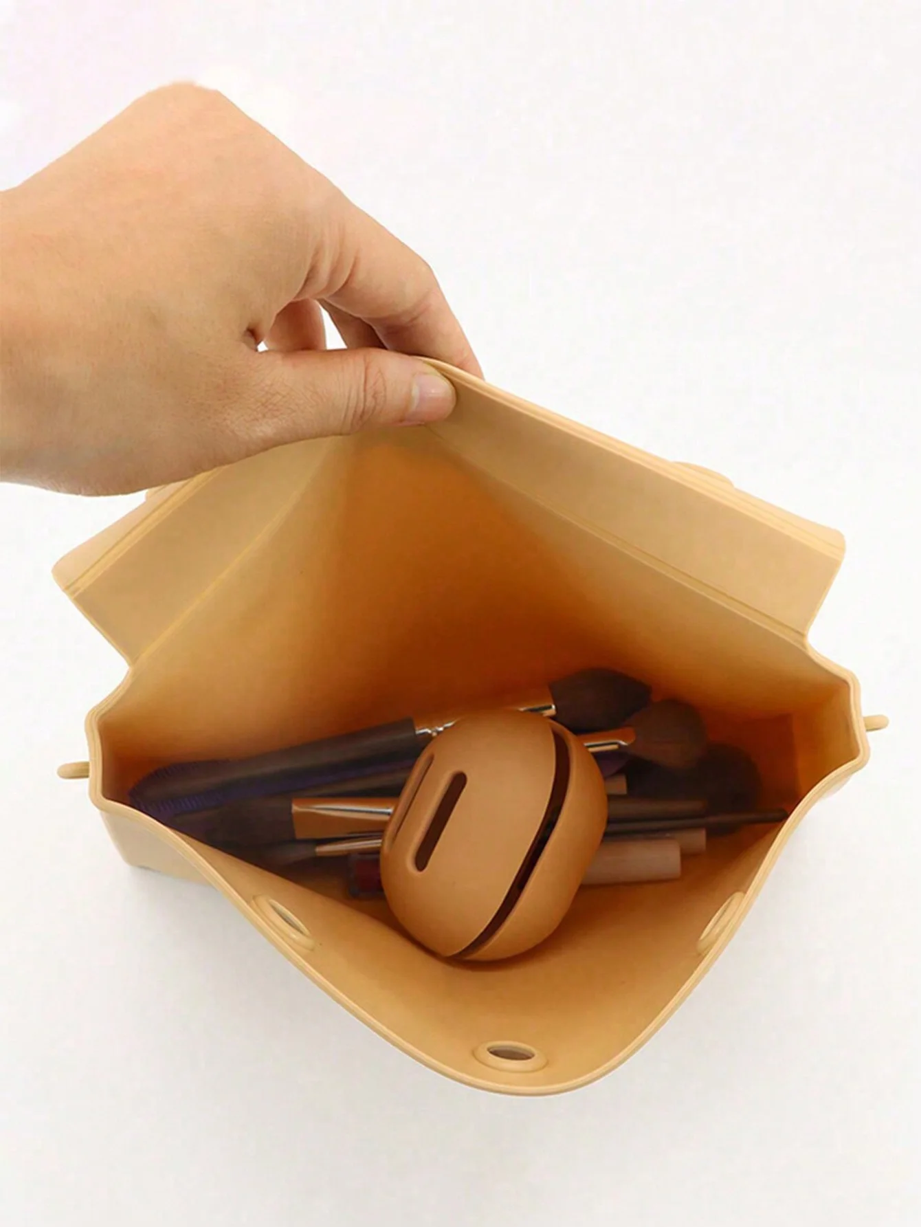 Caja portátil con esponjas – Organizador de aseo para gatos y perros - imagen 2