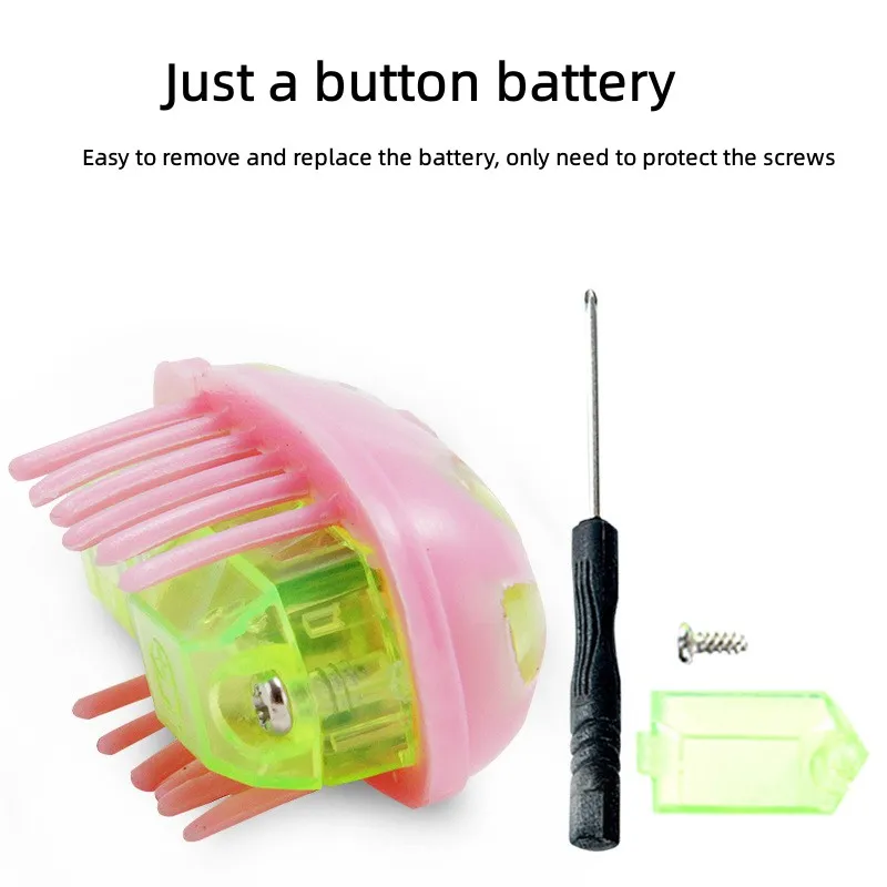 Mini juguete eléctrico interactivo para gatos, obstáculo de Escape para gatos, juguete con tapa automática, vibración operada por batería, suministros de escarabajo para mascotas - imagen 3