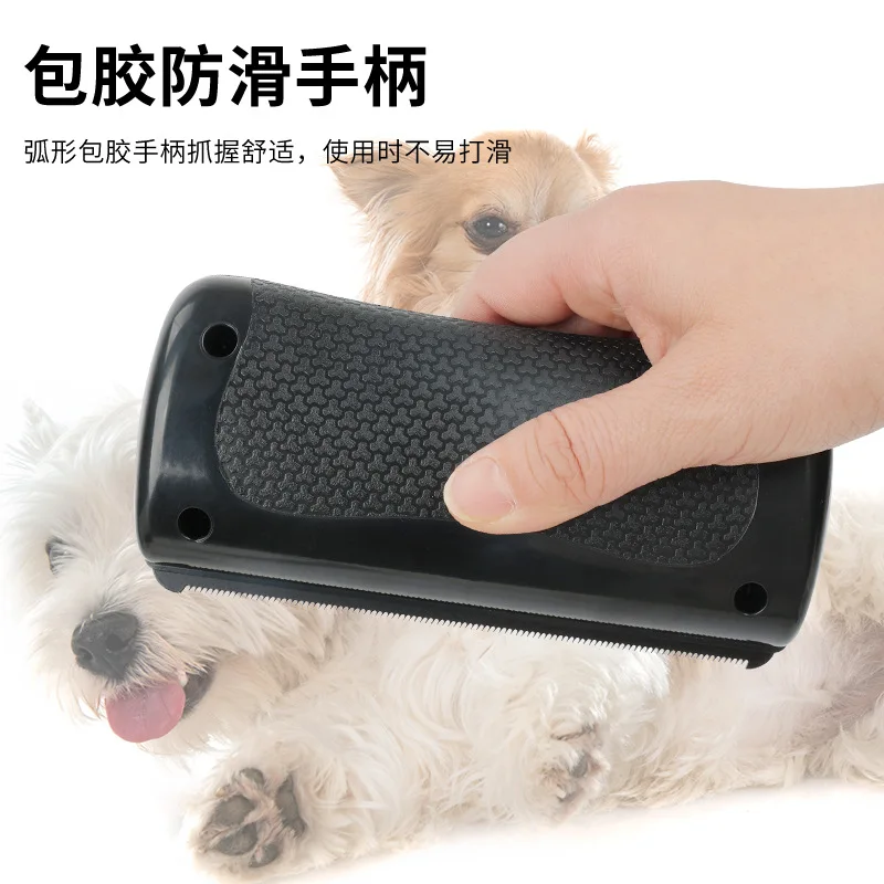 Peine para mascotas, limpieza de perros, cuidado, eliminación de pelo flotante, raspado de pelo de caballo, hoja de sierra, peinado, raspado de sudor de caballo, suministros para mascotas - imagen 3