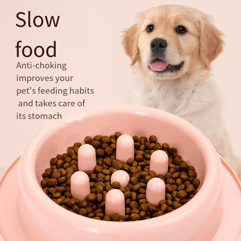 Alimentador lento, cuenco rompecabezas para gatos pequeños, antideslizante, antisuchutado, cuenco para perros, accesorios para cachorros, cuenco para perros de alimentación lenta - imagen 3