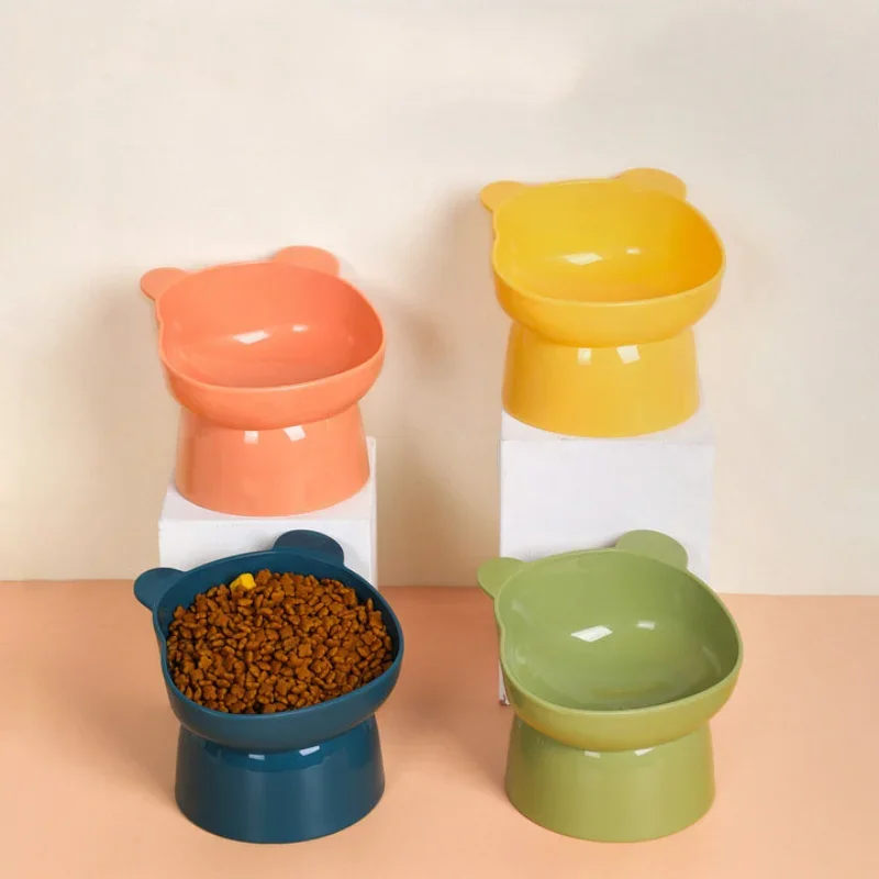 Cuenco anti-ahogo para mascotas con diseño inclinable ergonómico