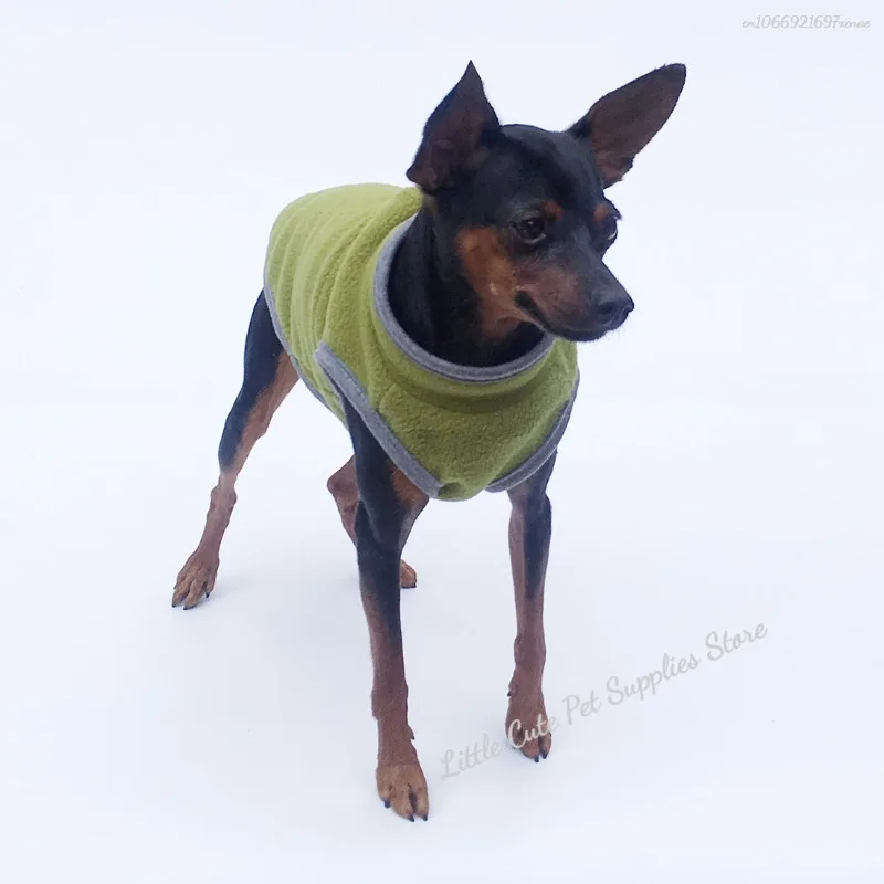 Ropa de invierno para perros, chaleco cálido de lana suave para cachorros y gatos, chaqueta para perros pequeños Shih Tzu Chihuahua, abrigo de Bulldog Francés, disfraz para mascotas