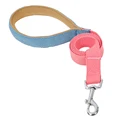 pink blue leash
