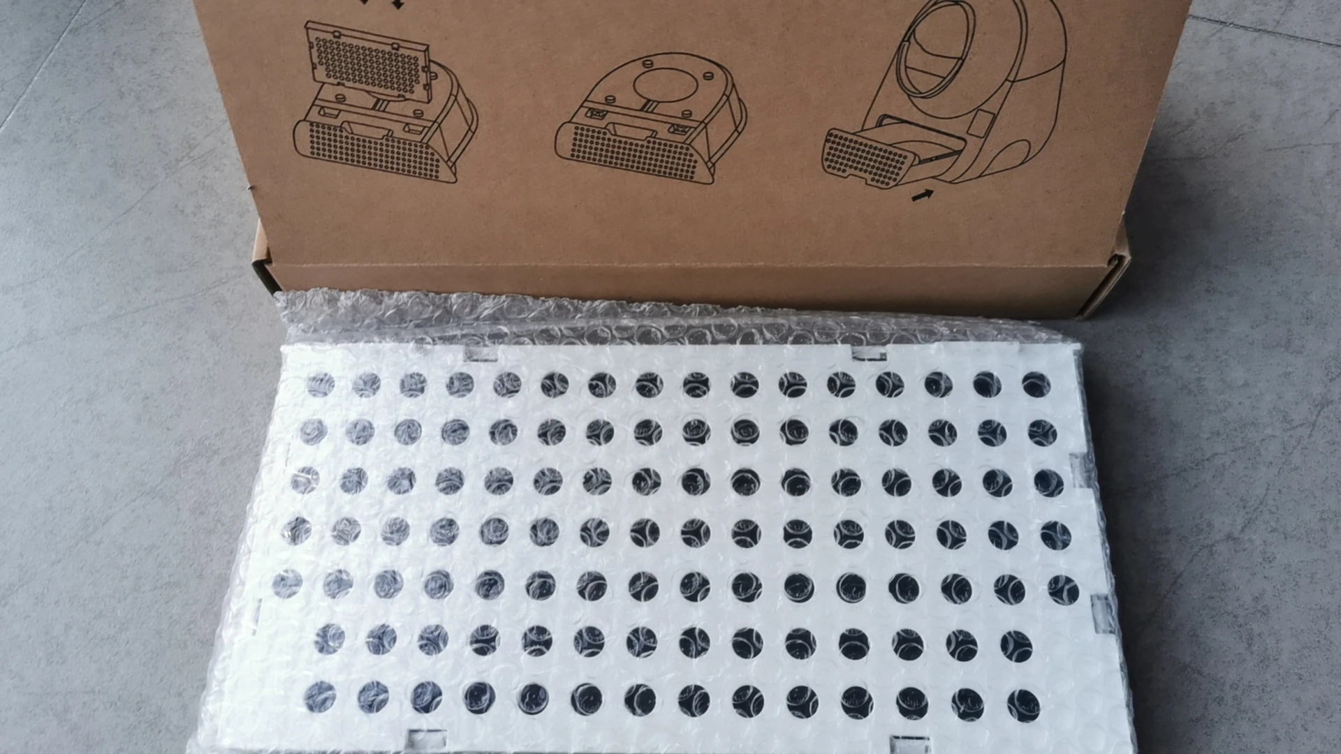 Caja de filtro para CATLINK, caja de arena automática para gatos, reduce el olor, desmontaje simple, para Scooper Young & Scooper Luxury PRO - imagen 3