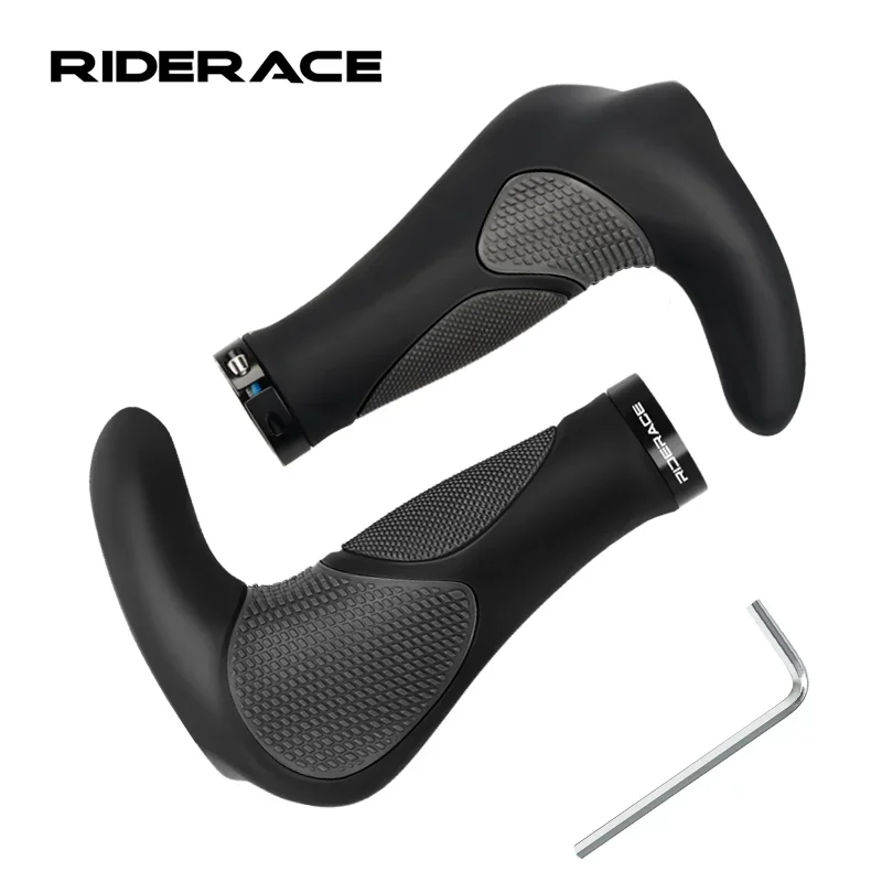Puños de goma ergonómicos con bloqueo para bicicleta de montaña - imagen 4