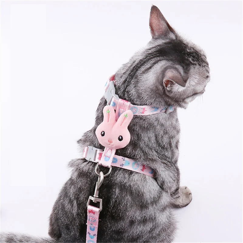 Arnés y correa ajustables para gatos – chaleco resistente - imagen 4
