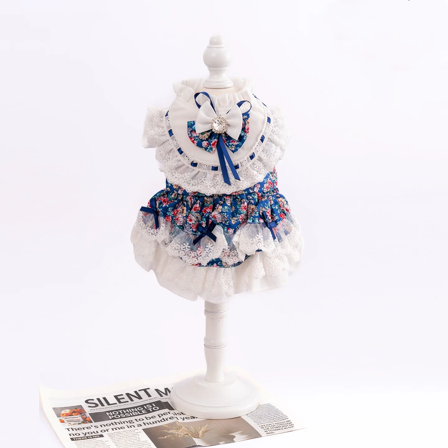 Vestidos de princesa para perros pequeños, vestido de princesa para perros, vestido de boda para mascotas, ropa Formal para fiesta de cumpleaños para cachorros, vestido de tul para perros - imagen 2