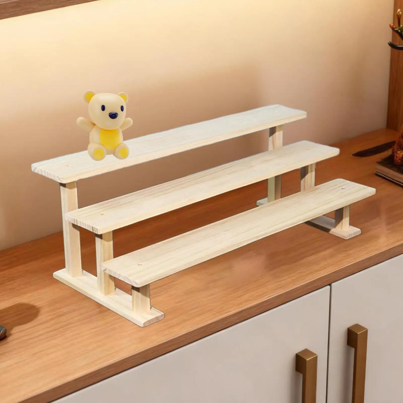 Figure Display Stand Organization Multipurpose Cupcake Stand Holder Wood Display Riser Perfume Organizer for Mini Figurines Home Figure Display Stand Organization Multipurpose Cupcake Stand Holder Wood Display Riser Perfume Organizer for Mini Figurines Home