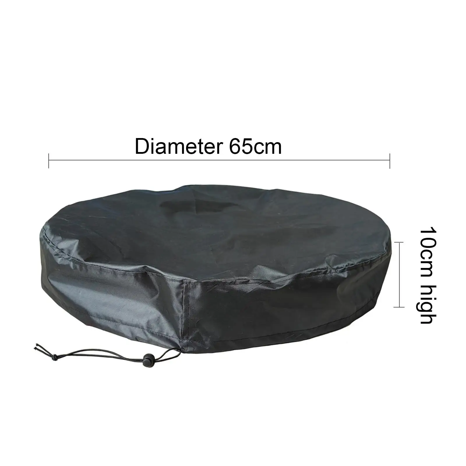 55 Gallon Drum Cover with Drawstring Easily Install Stretchable Waterproof Universal Accessories Industrial Barrel Cover