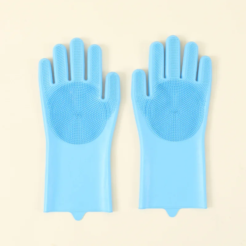Guantes de baño para mascotas, cepillo de baño grueso a prueba de mordeduras, productos para perros y gatos, suministros, guantes de aseo, accesorios de belleza para limpieza - imagen 5