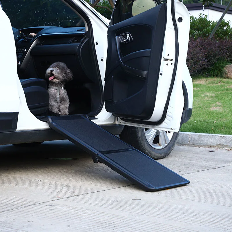 Rampa plegable para perros grandes con escalones antideslizantes - imagen 3