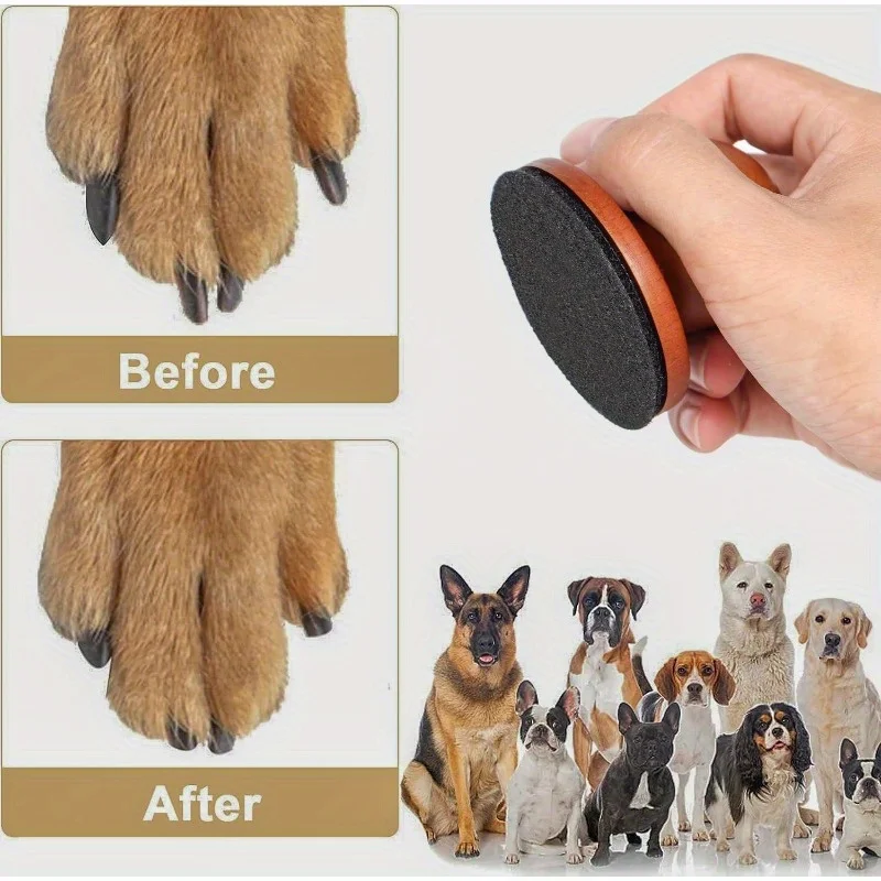 Lima de uñas para perros, lima de uñas para perros, lima de uñas sin estrés para perros, herramienta para moler patas, segura, no daña las patas - imagen 3
