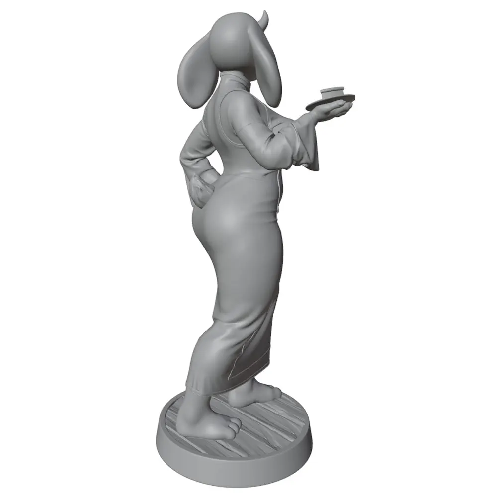 Kit resina sin montar ni pintar, figura femenina sensual, miniatura - imagen 4