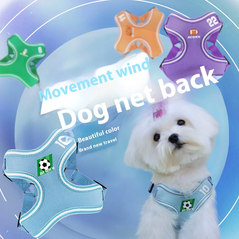 New Dog Harness Vest for Small Dogs Adjustable Reflective Pet Leash Set Cute Cartoon Design No Pull Soft Padded Walking Gear - imagen 3