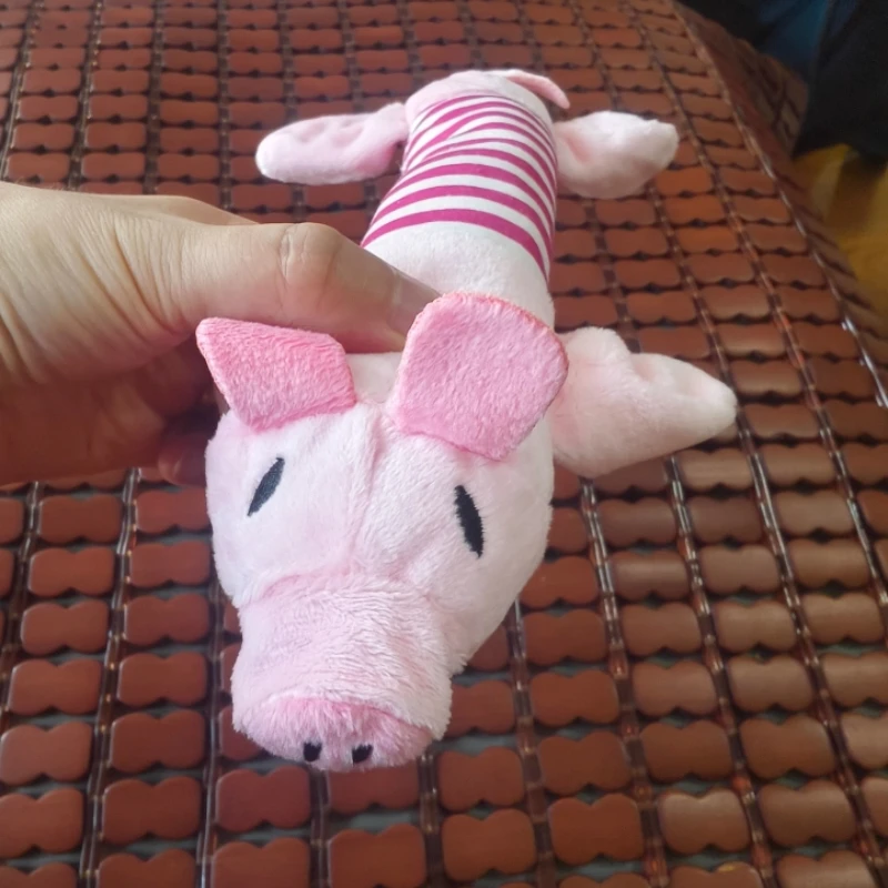 Juguetes para masticar de felpa chirriantes, divertidas muñecas para mascotas con sonido, juego interactivo de forro polar duradero para mascotas, perfecto para masticar y abrazar - imagen 4